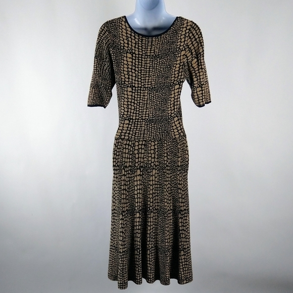 Luxe by Carmen Marc Valvo knit dress - Picture 4 of 9